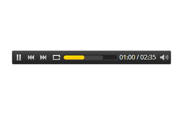 Bar Style HTML5 Audio Player