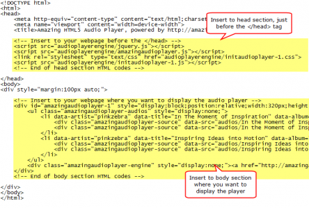 html5-audio-player-html-codes | HTML5 Audio Player for Your Website
