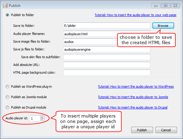 HTML5 Audio Player