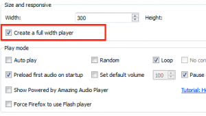 amazing audio player tags